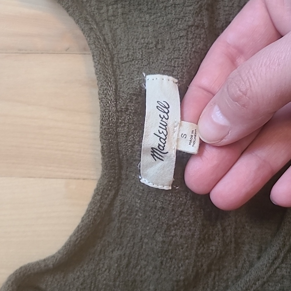 Madewell Ruffle-Sleeve Tank Top - Picture 5 of 8